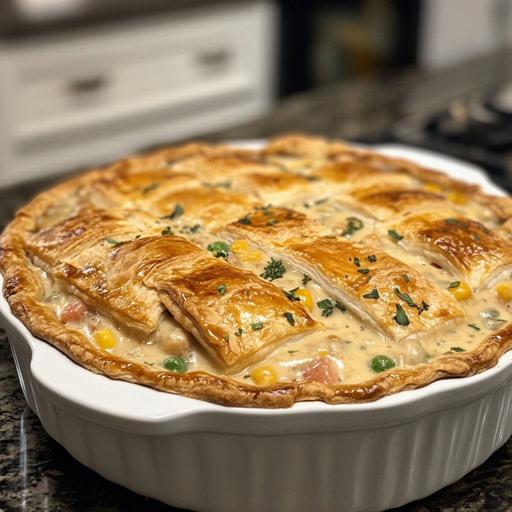 chicken pot pie recipe with cream of chicken soup