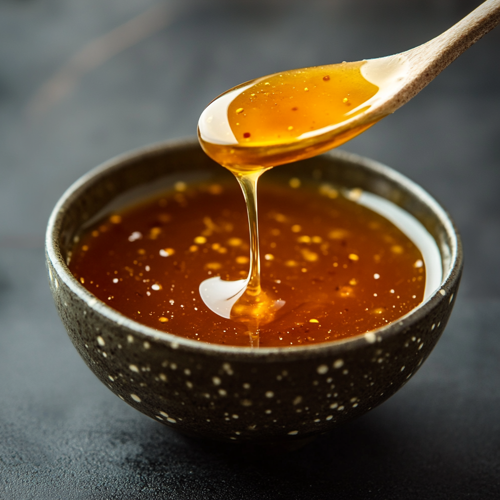 ### **Conclusion** Hot honey sauce is a simple yet versatile condiment that adds a delightful balance of sweet and spicy flavors to a wide array of dishes. Whether you’re drizzling it over fried chicken, glazing vegetables, or incorporating it into a marinade, its ability to enhance flavors is unparalleled. By making it at home, you have the freedom to experiment with ingredients, adjust heat levels, and tailor the sauce to your personal taste preferences. This recipe’s ease and adaptability make it a must-try for home cooks and culinary enthusiasts alike. Beyond its taste, hot honey sauce showcases the creativity of combining everyday pantry staples into a gourmet-like creation. So why not take a step into the kitchen and whip up a batch of your own? With the tips, recipes, and insights shared here, you’re well on your way to mastering the art of hot honey sauce. Happy cooking and enjoy your flavorful journey!