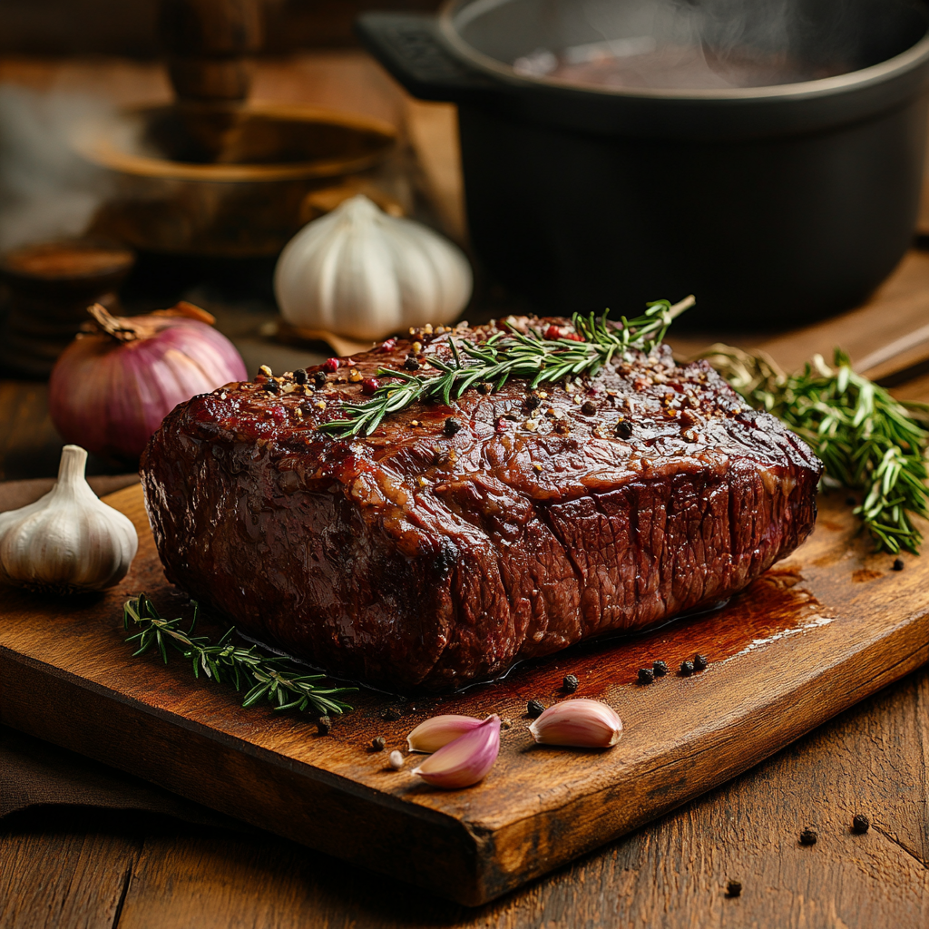 chuck roast shredded recipe steam