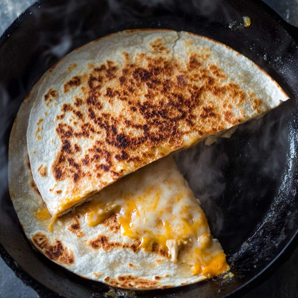 Easy Cheesy Chicken Quesadillas 