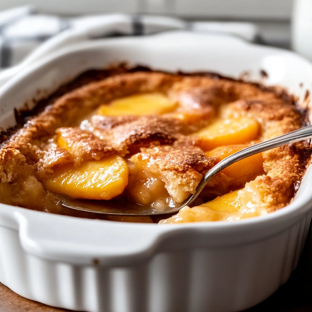 peach cobbler recipe easy