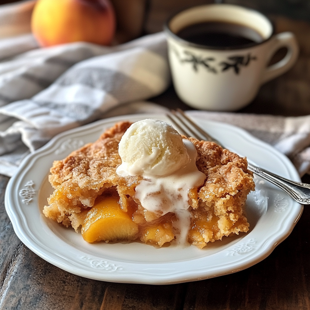 peach cobbler recipe easy