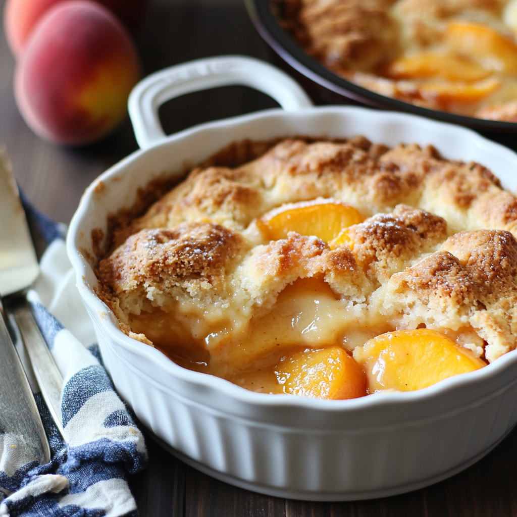 peach cobbler recipe easy