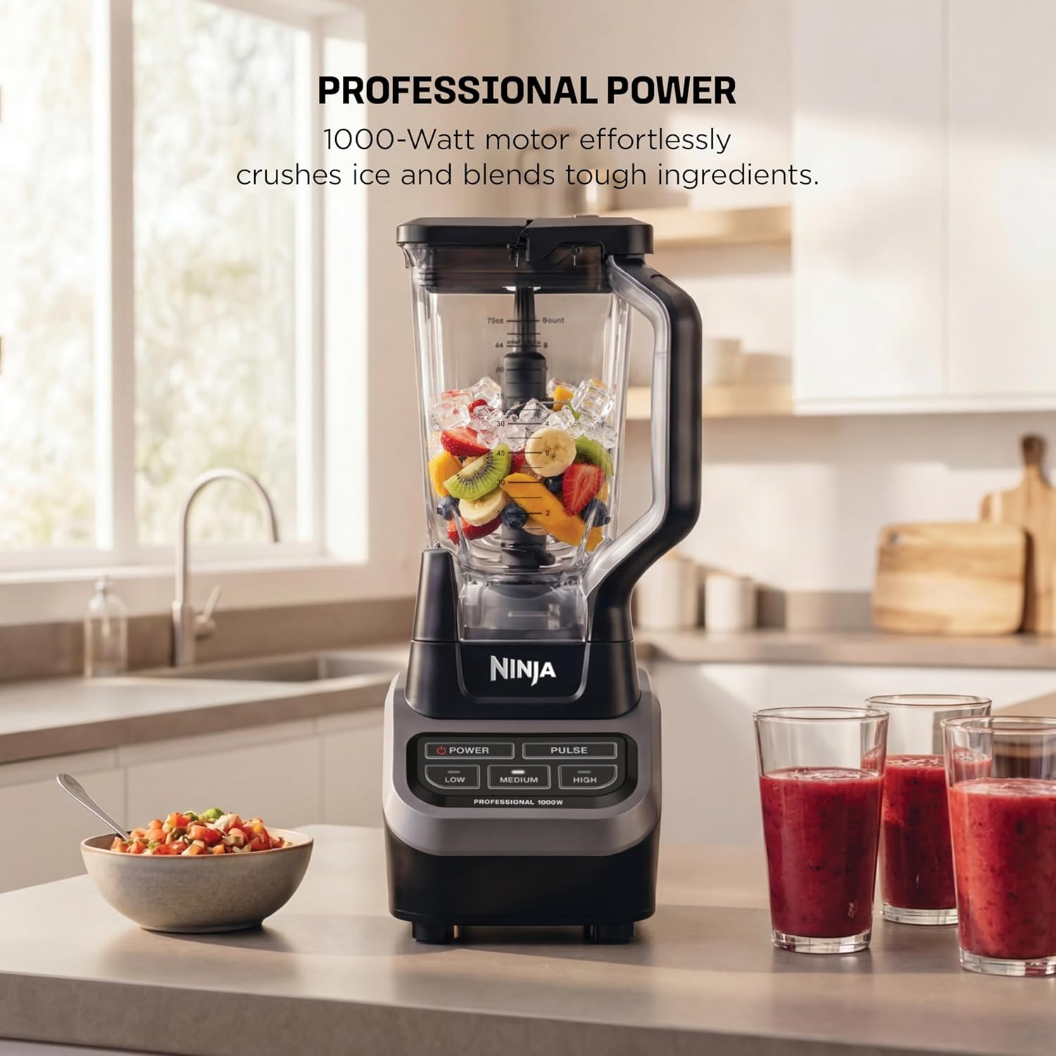 Ninja Professional Blender 1000W, Total Crushing Technology