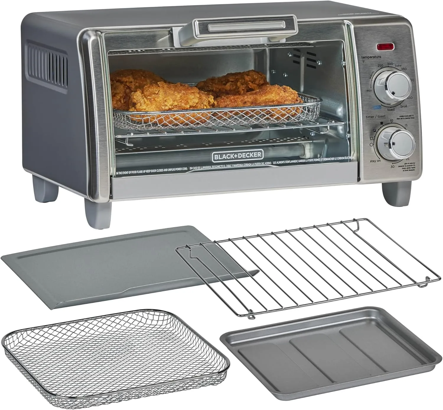 BLACK+DECKER Crisp 'N Bake Air Fry Toaster Oven